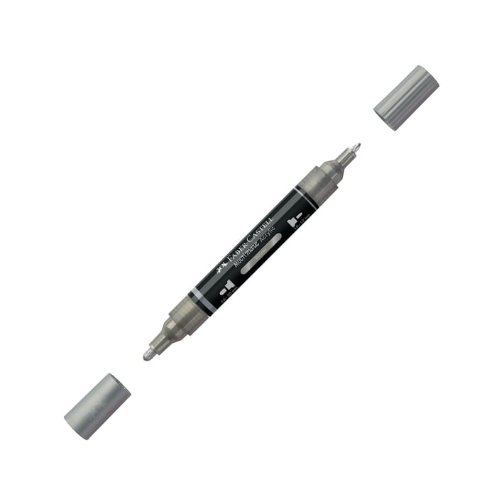 Faber-Castell Акрилен маркер Multimark, № 251, сребрист