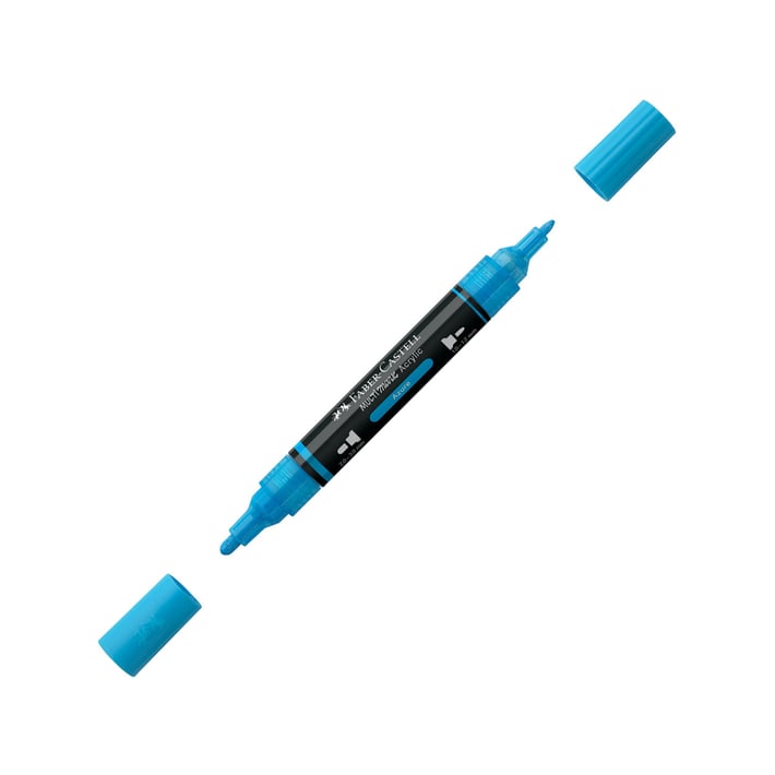 Faber-Castell Акрилен маркер Multimark, № 448, лазурносин