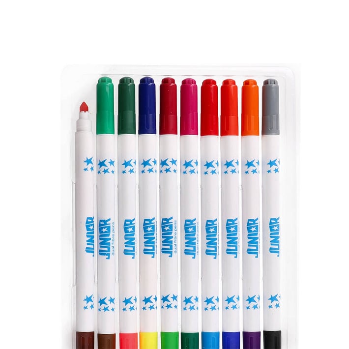 Флумастери Junior Ultra Double, двойни, 20 цвята