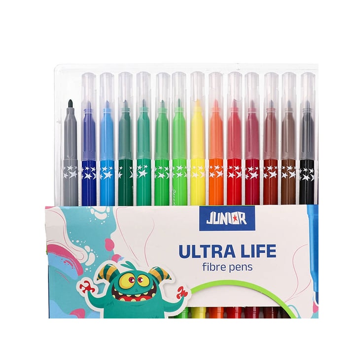 Флумастери Junior Ultra Life, дълготрайни, 18 цвята