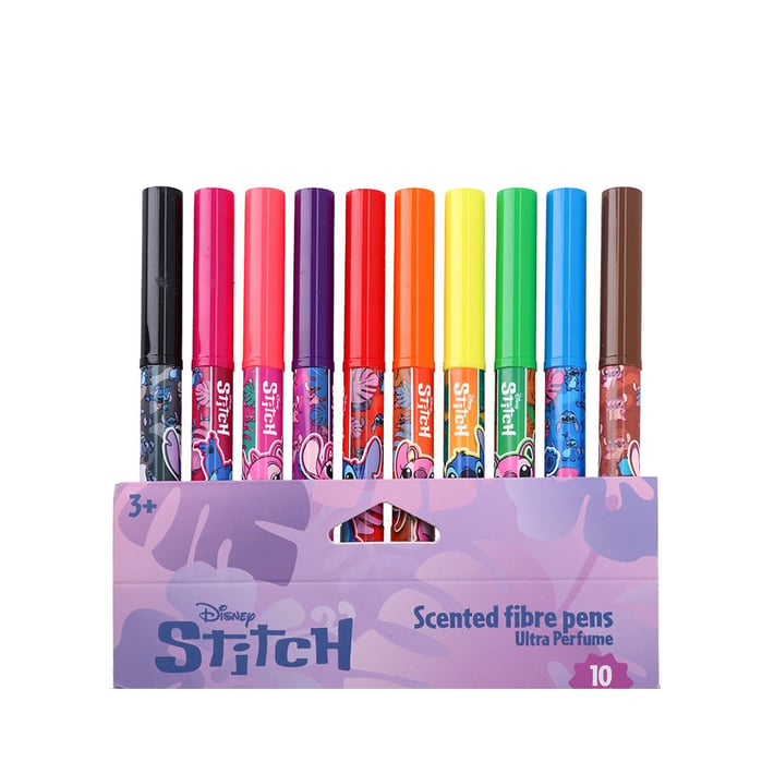 Флумастери Best Buy Ultra Perfume, Stitch, ароматни, 10 цвята