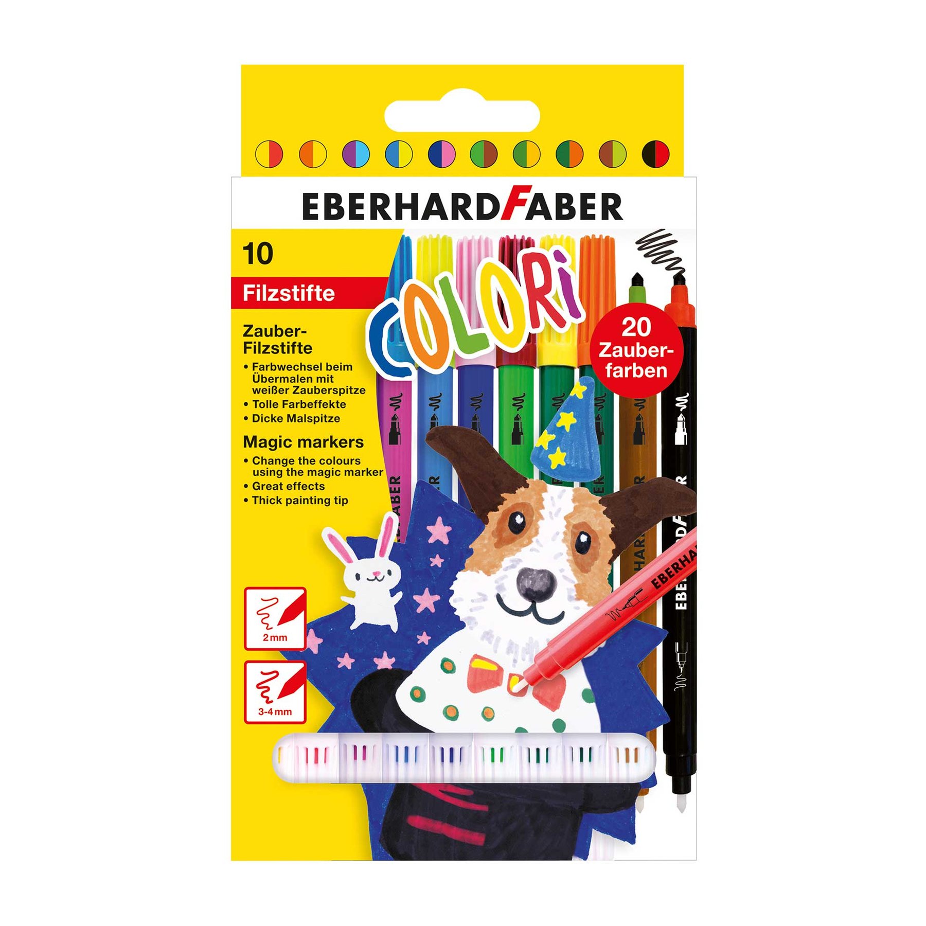 Eberhard Faber Markers Magic, 9+1 colors
