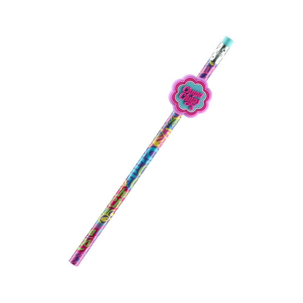 Best Buy Classy Pin Pencil, Chupa Chups, HB, with eraser, assorted, 1 pc