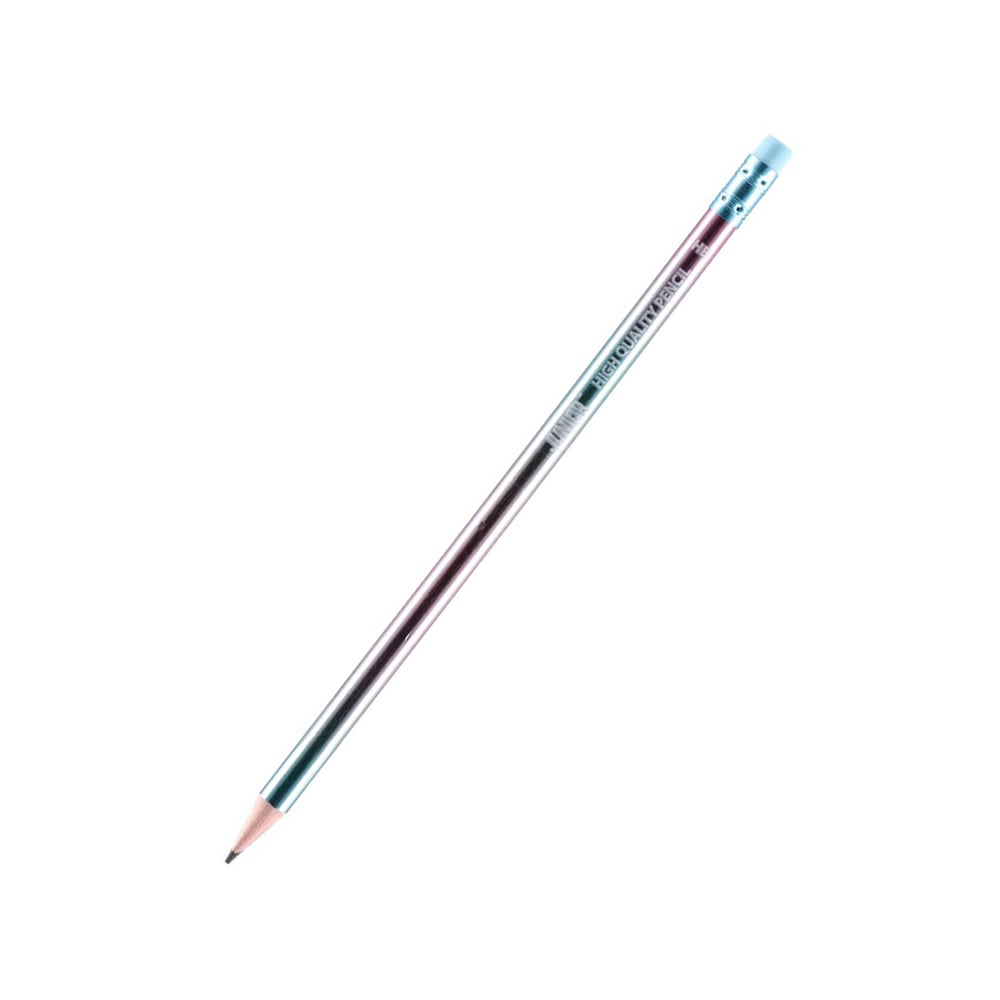 Junior Colores Pencil, HB, with eraser, metallic colours, assorted, 1 pc