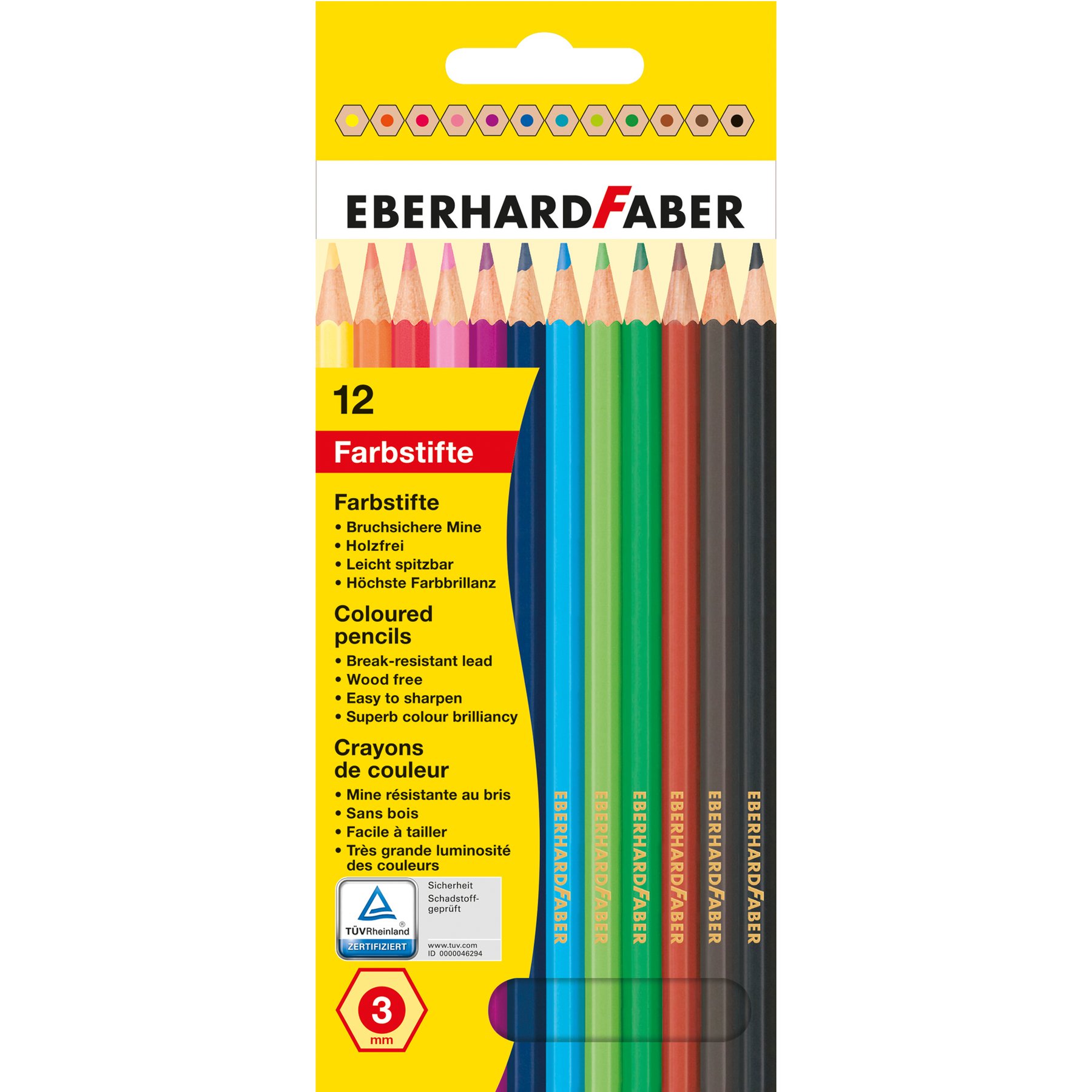 Eberhard Faber Colored pencils, 12 colors