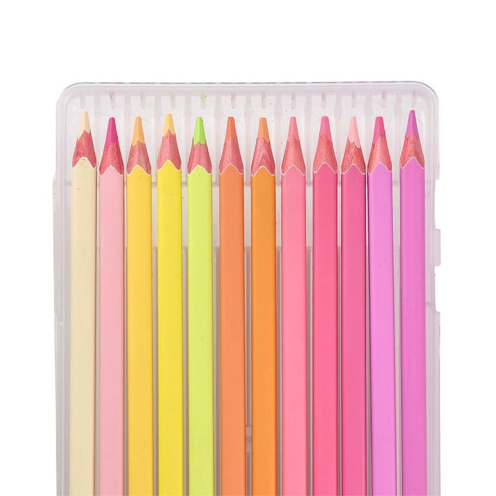 Цветни моливи Junior Ultra Square, залез, 12 цвята