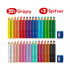 Faber-Castell Моливи Grippy, 36 цвята