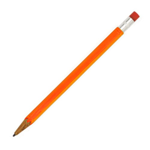 TOPS Mechanical Pencil Lookalike, 0.7 mm, Orange, 50 pcs