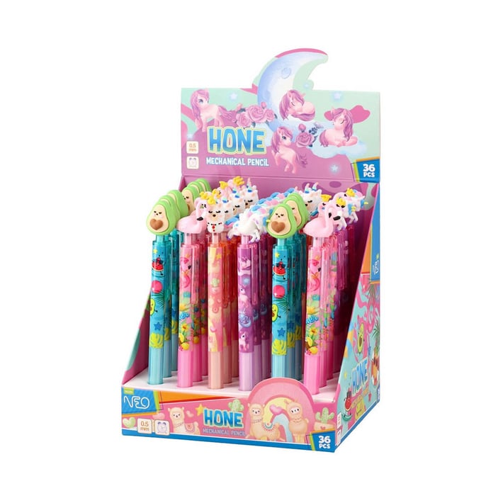 Молив Sazio Hone, автоматичен, за момичета, 0.5 mm, асорти, 1 брой