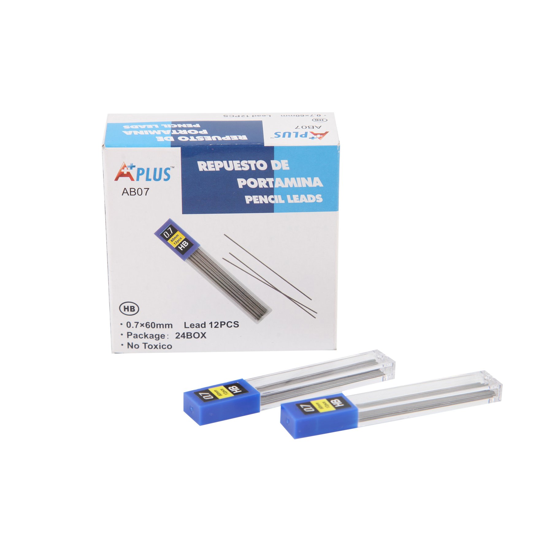 Beifa Mechanical pencil leads 0.7 mm, HB, 12 pcs