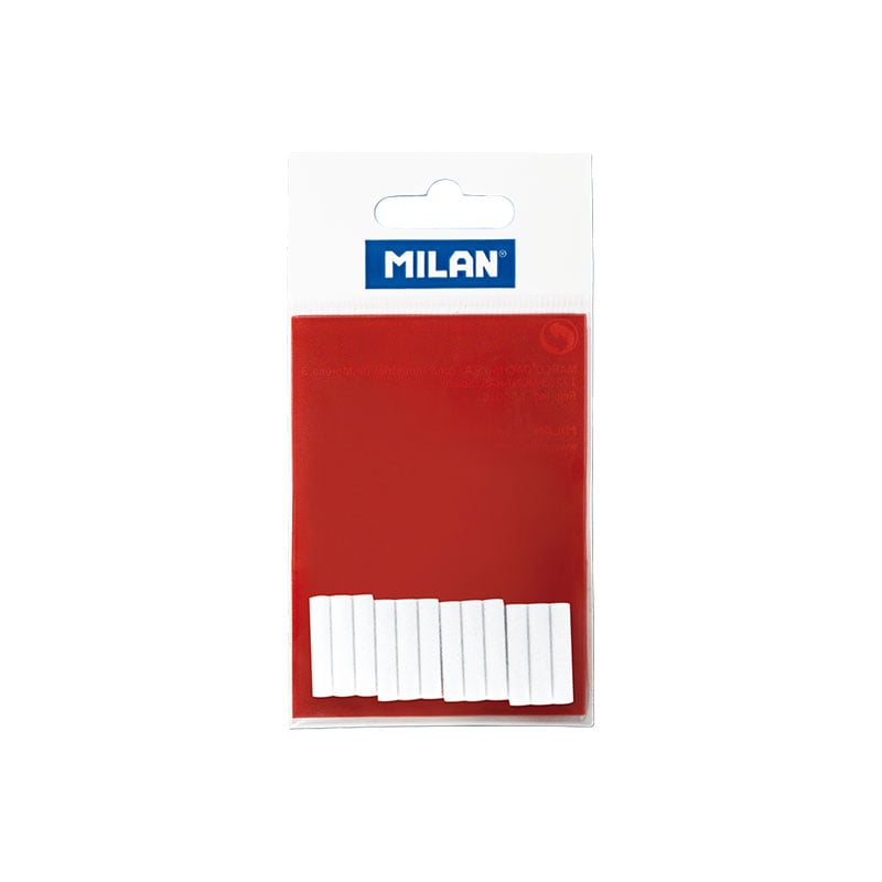 Milan Eraser Refills for Electric Eraser, 12 pieces