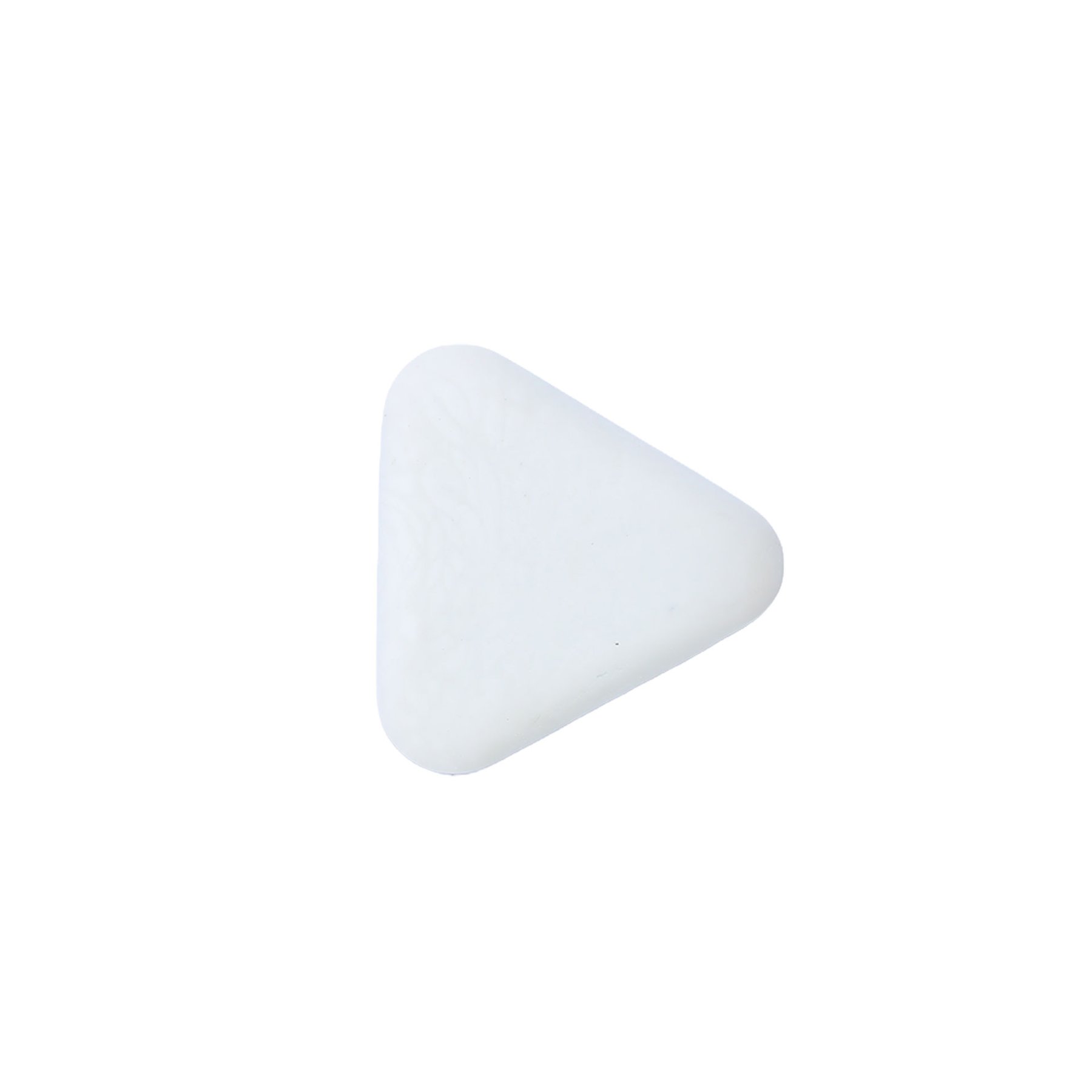 Beifa Pencil Eraser, triangular, small, white