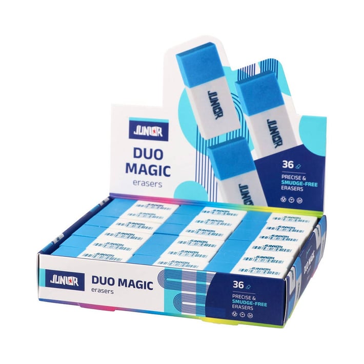 Гума за молив и мастило Junior Duo Magic