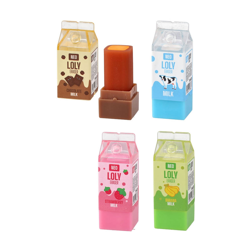 SAZIO LOLY RUBBER WITH CAP MILK ASSORTED