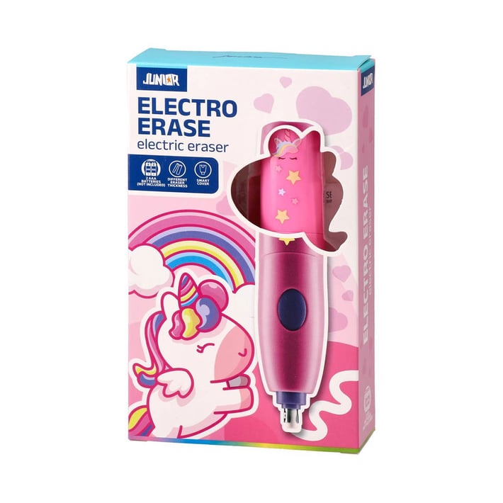 Junior Electro Erase Electric Eraser, Pink