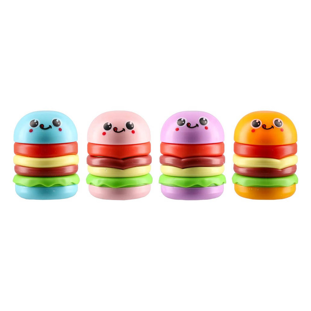 JUNIOR DOS 116 SHARPEN C RUBBER BURGERS ASSORTED