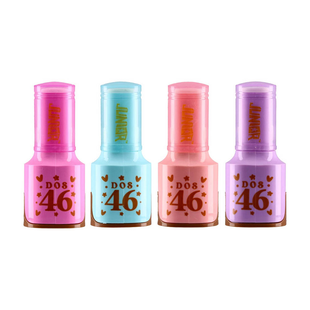 JUNIOR DOS 46 SHARPEN WITH RUBBER POLISH FOR NAILS ASSORTED