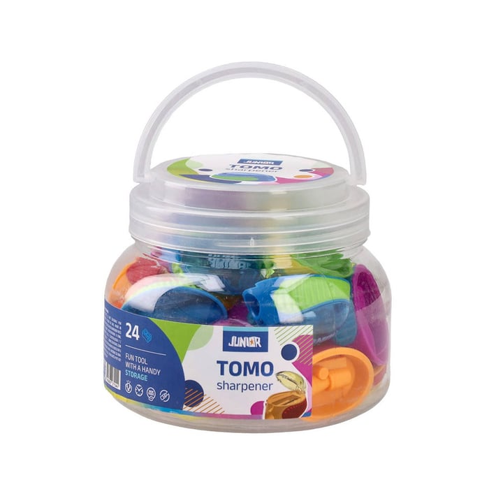 Острилка Junior Tomo, с капаче, асорти