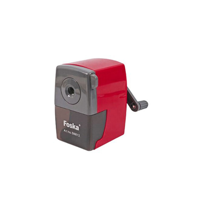 Foska Mechanical pencil sharpener, desktop, red