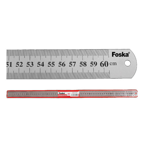 Foska Ruler, metal, 60 cm