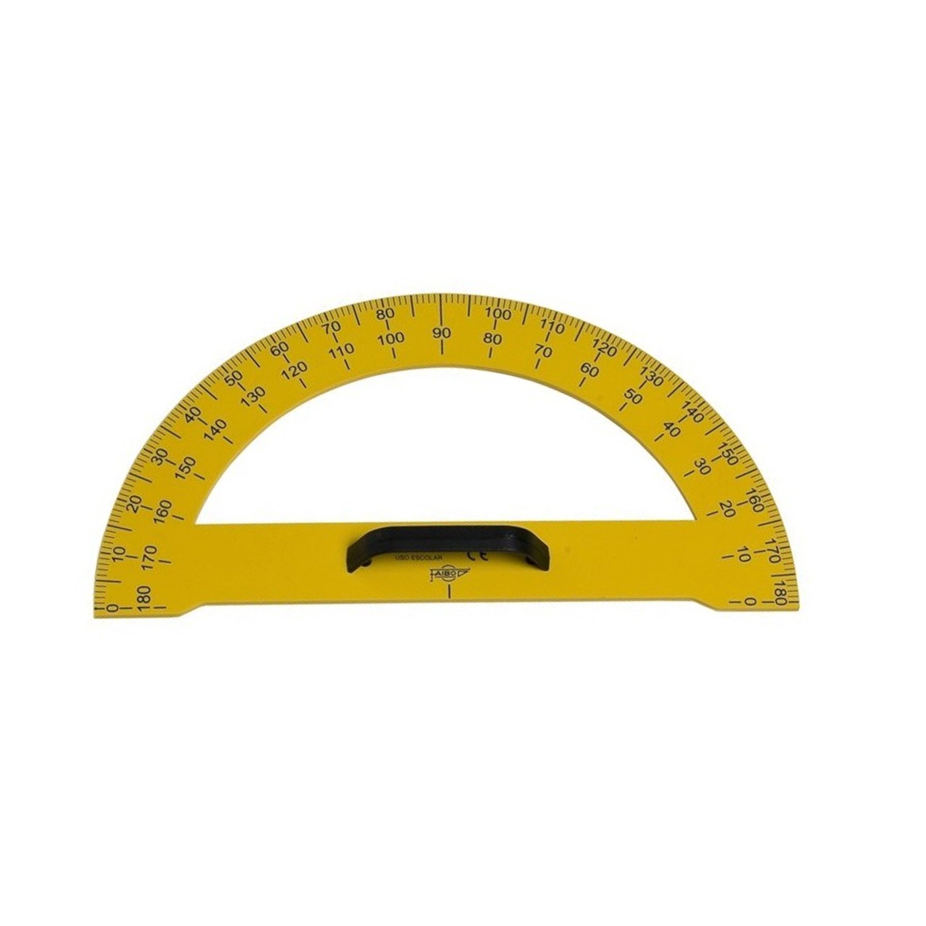 Faibo Protractor, for whiteboard, 180 degrees, 34 cm