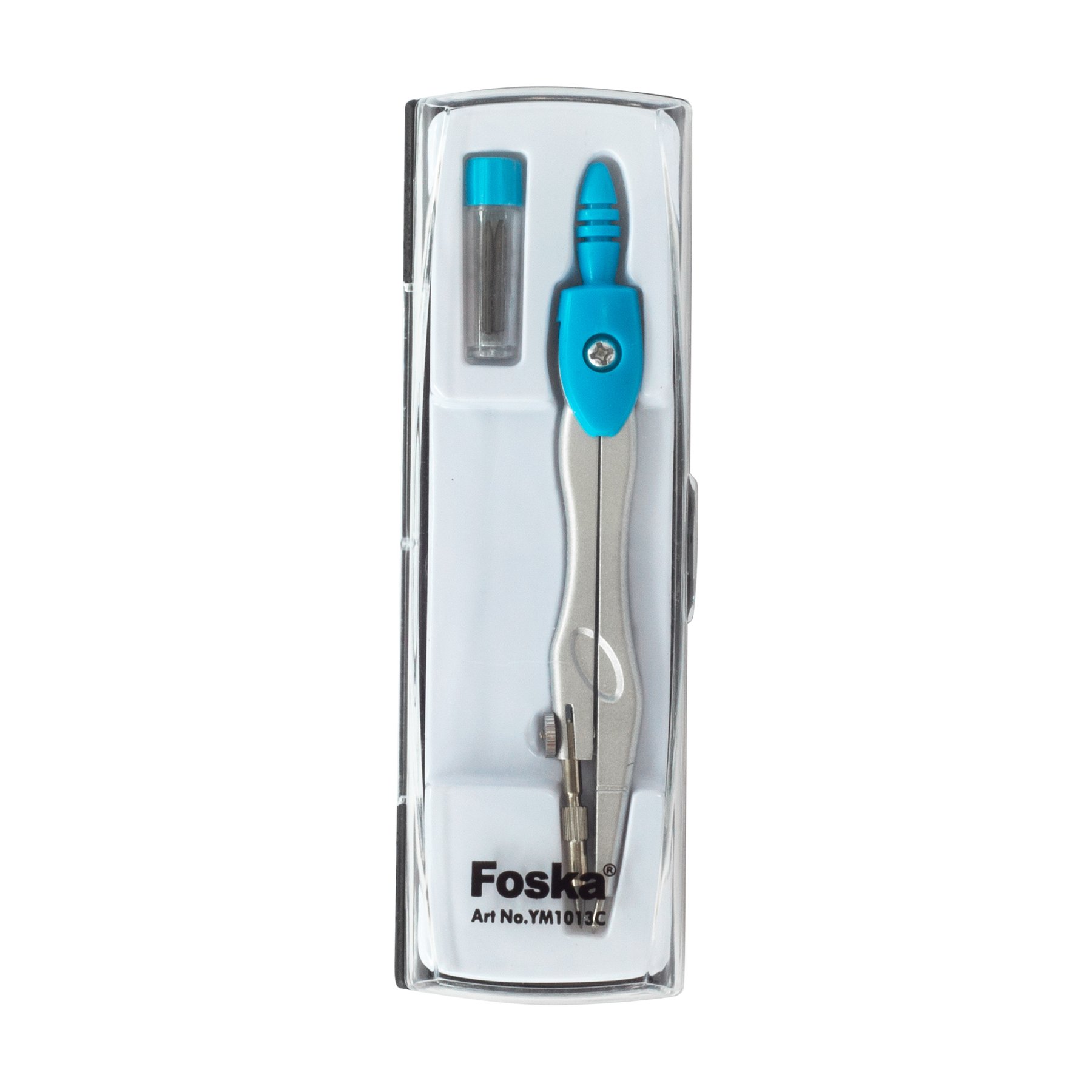 Foska Compass YM1013, metal, 120 mm, in box, assorted