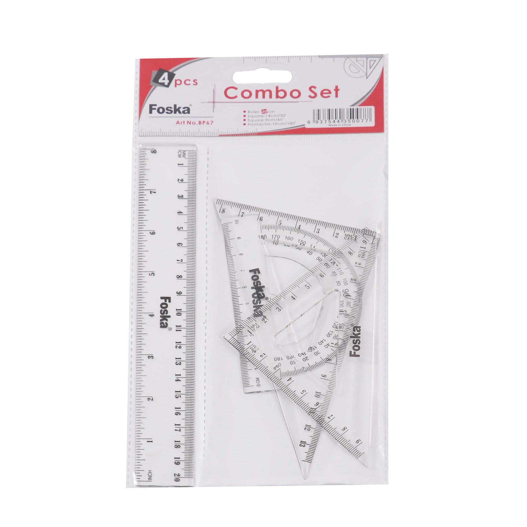 Foska Geometry set, 4 pcs, 20 cm