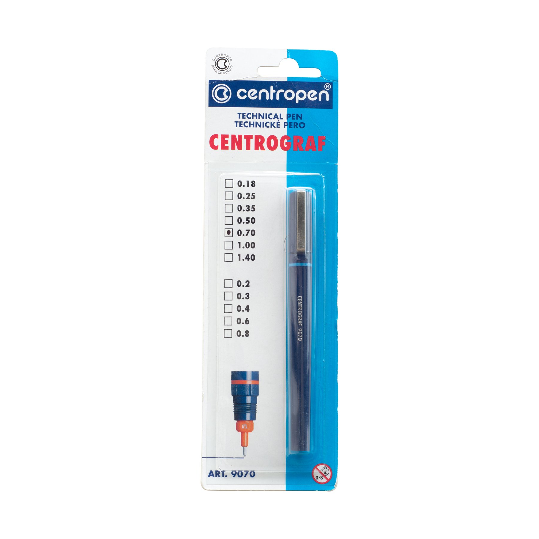 Technical pen 9070, 0.7 mm, blister