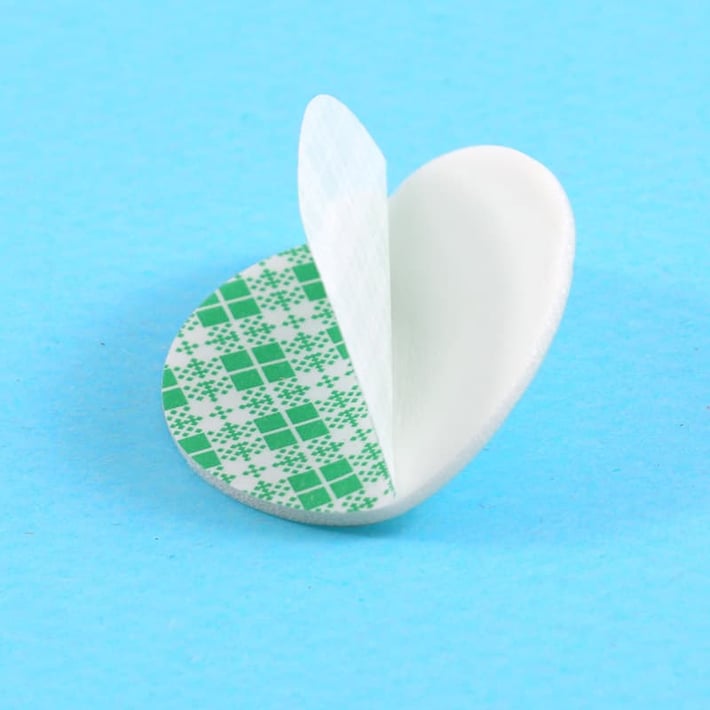 Foska Двойнозалепващи кръгчета, монтажни, 27 mm, 5 броя