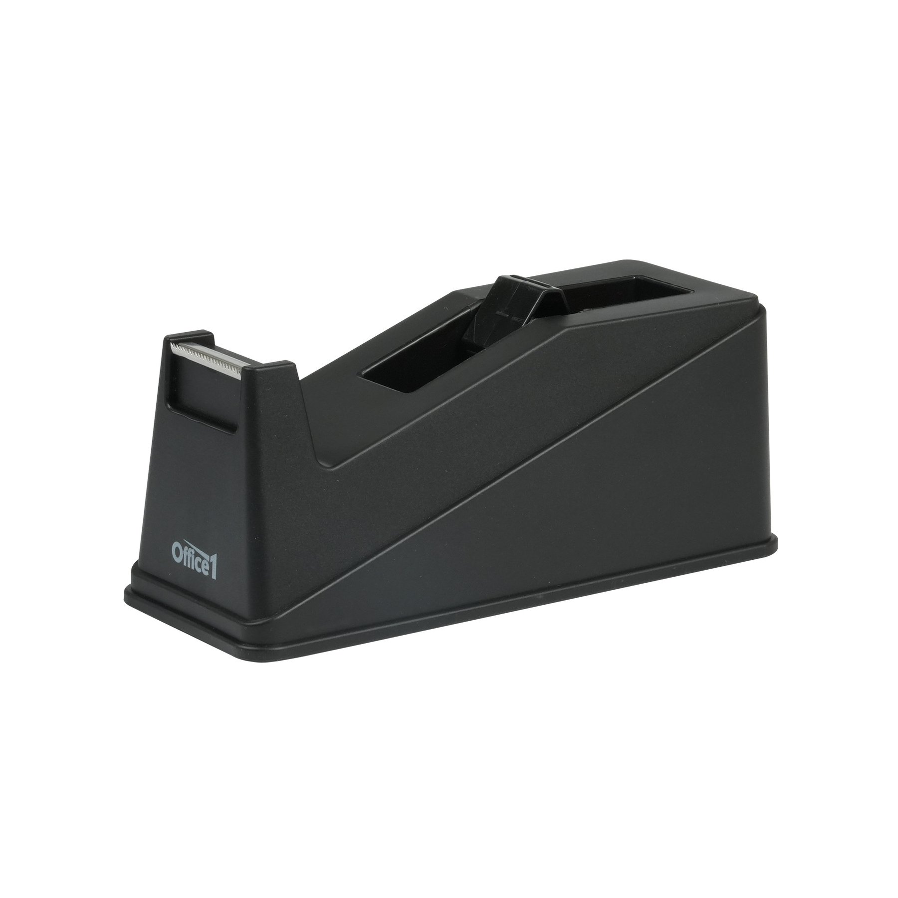 Office 1 Tape dispenser D76, 25 mm/66 m, black