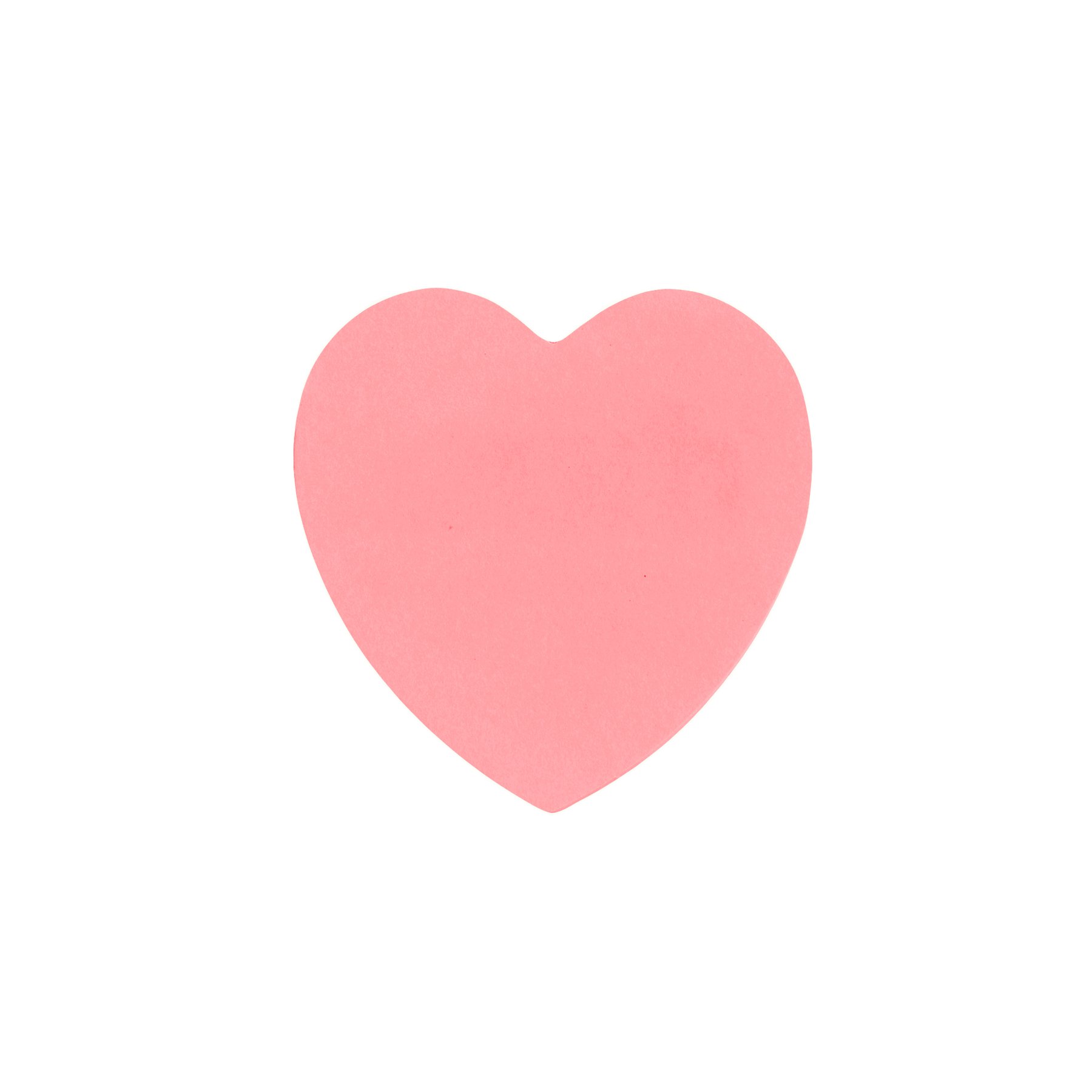 Stick’n Self-Adhesive Notes Heart, neon pink, 50 sheets