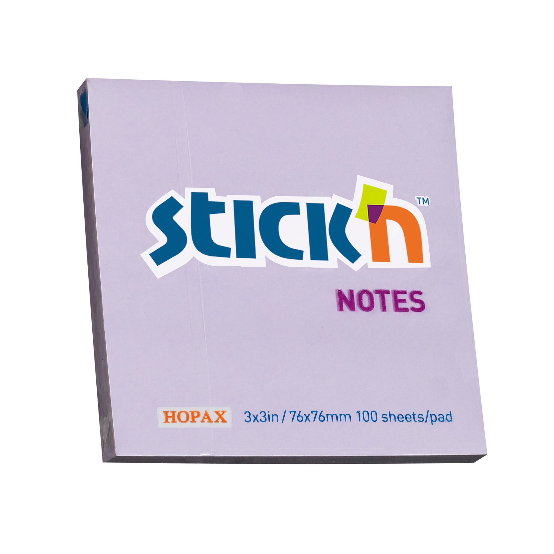 Stick’n Sticky notes, 76 x 76 mm, pastel violet, 100 sheets