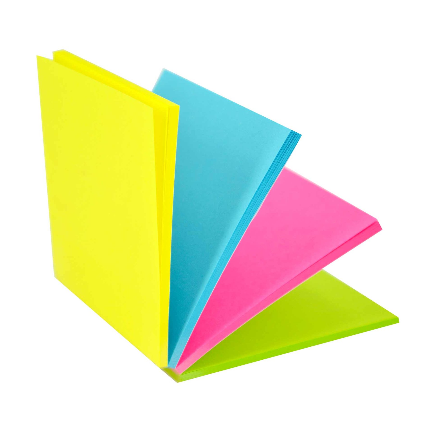 Stick’n Self-adhesive notes Magic, 76 x 76 mm, 4 colors, 100 sheets