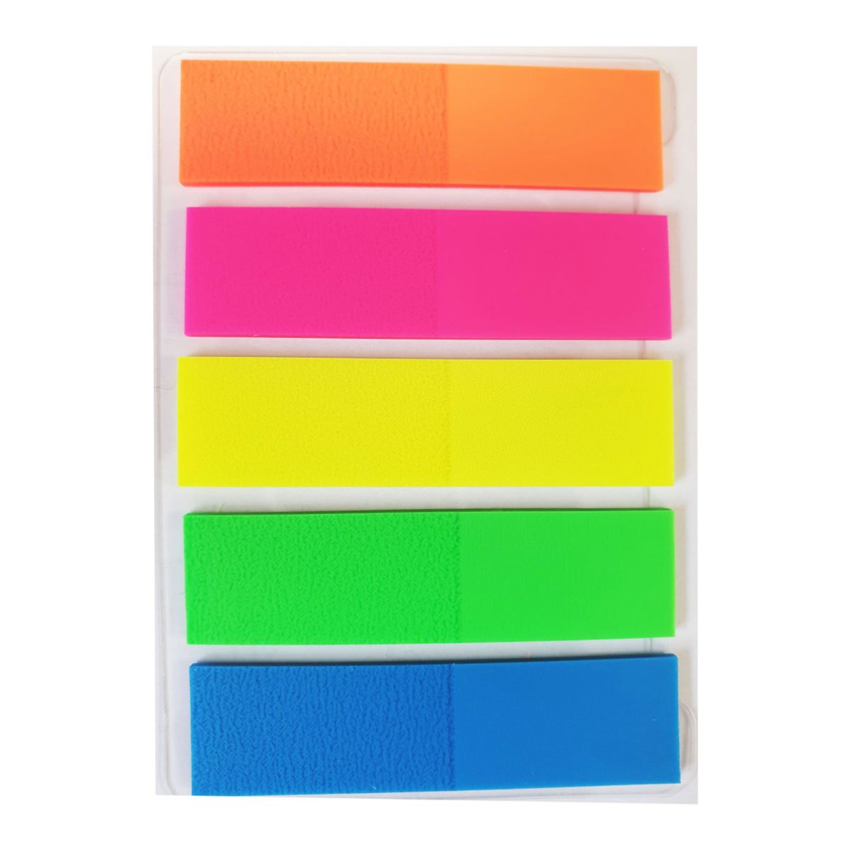 Stick’n Sticky Index Tabs, 45 x 12 mm, neon, 5 colours, 100 sheets