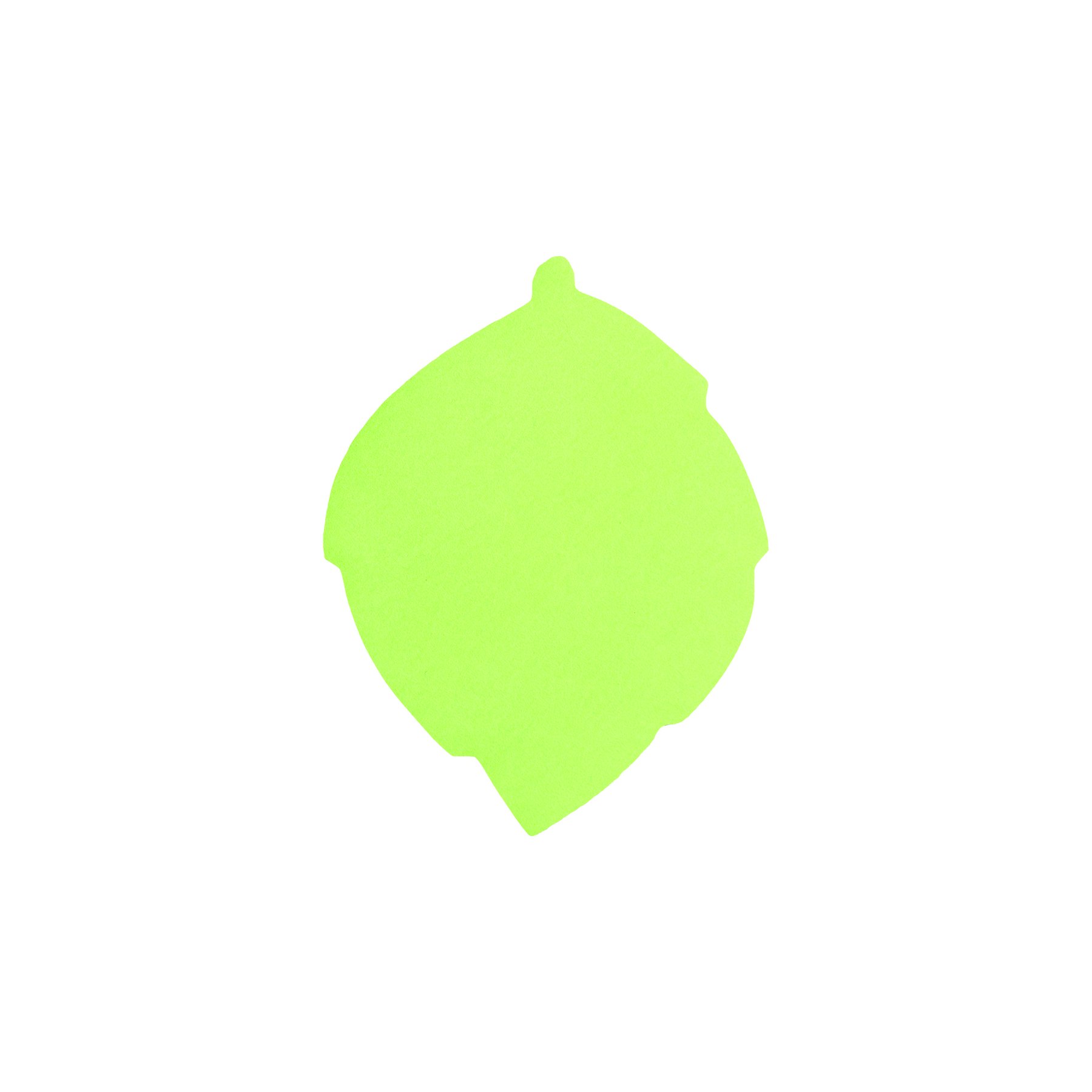 Stick’n Sticky notes Leaf, neon, green, 50 sheets