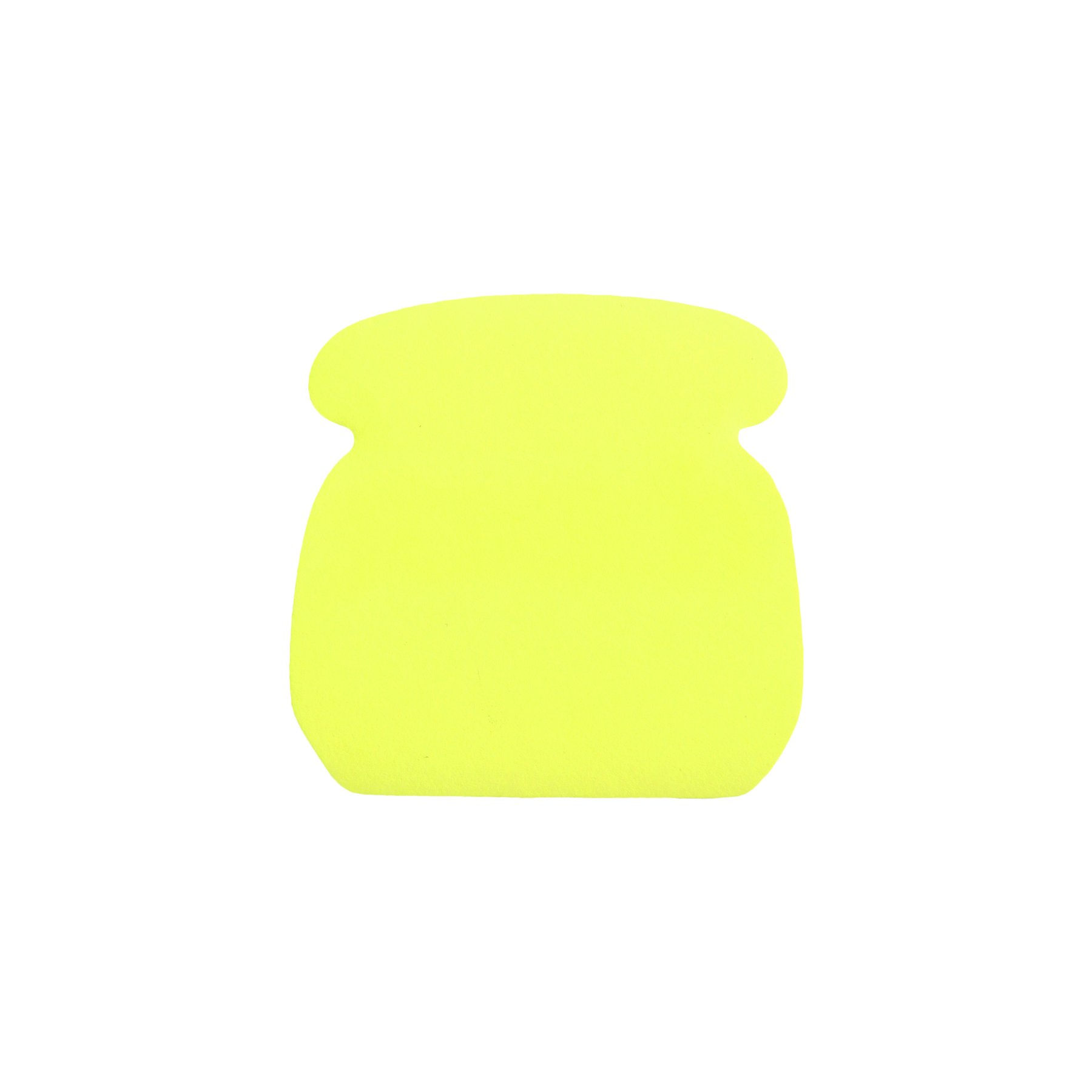 Stick'n Sticky Notes Phone, neon yellow, 50 sheets