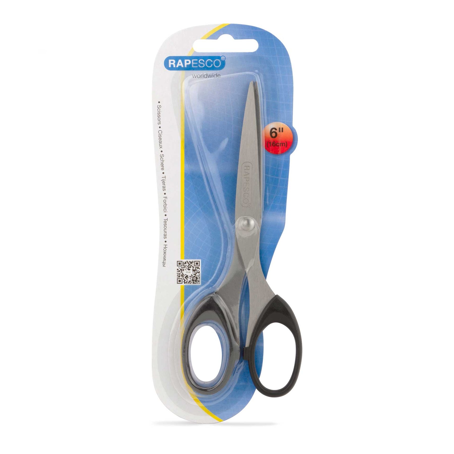Rapesco Scissors, 16 cm, hardened steel