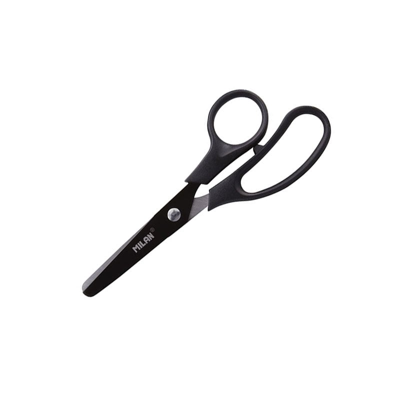 Milan Scissors, black, 10 pcs