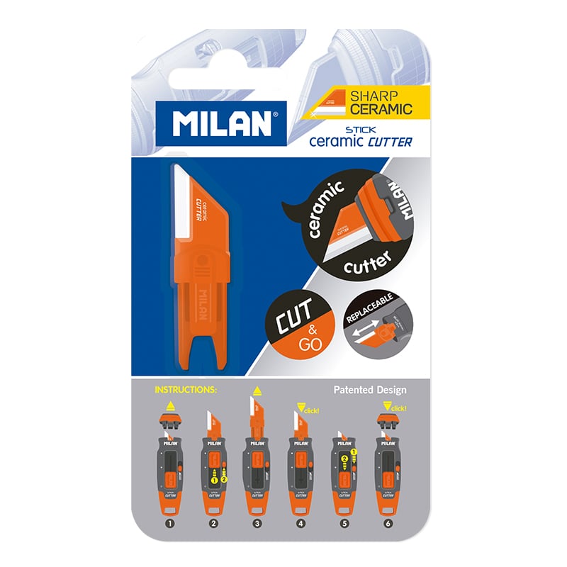 Milan Spare blade Stick, for ceramic knife, blister