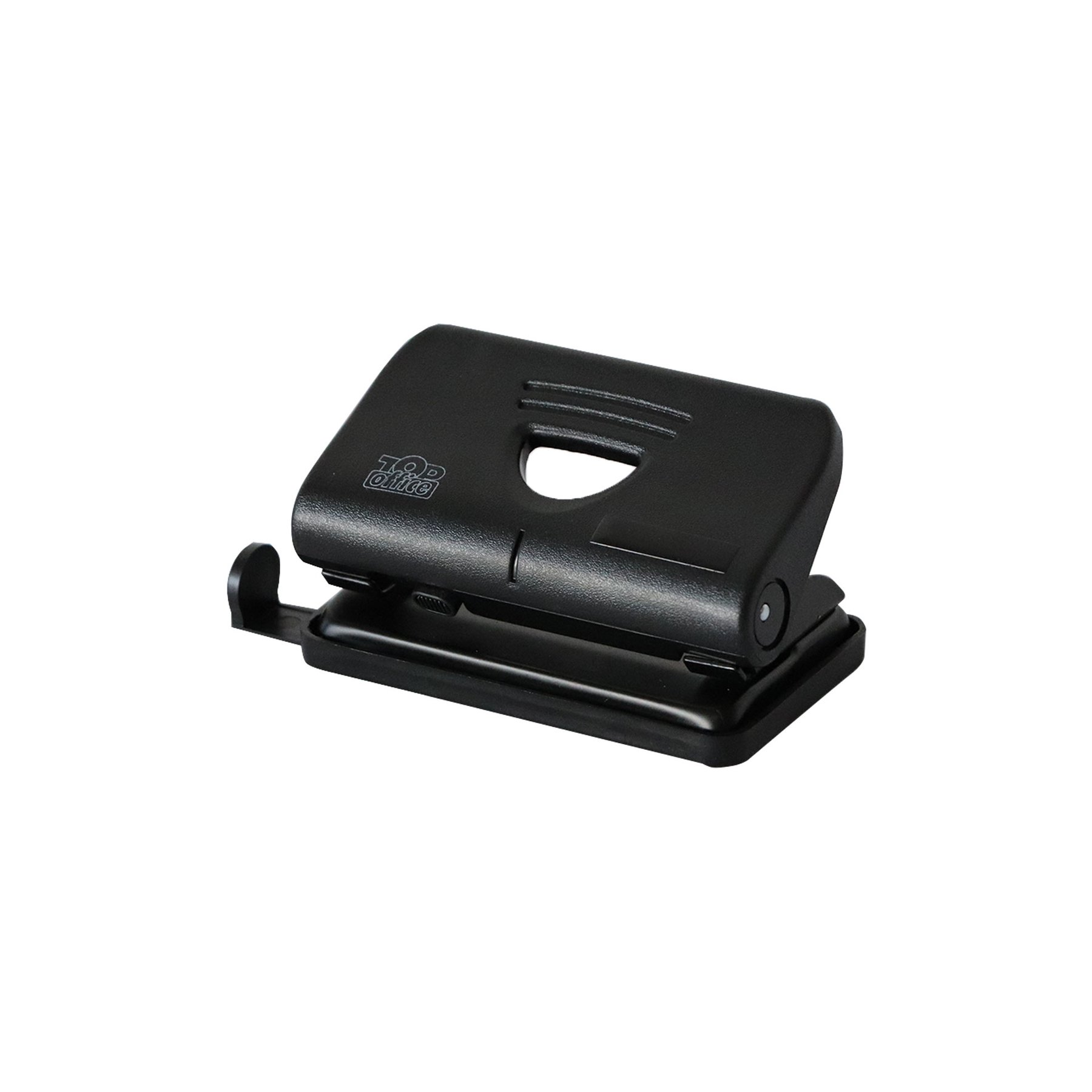 Top Office Hole punch P15, for 15 sheets, black