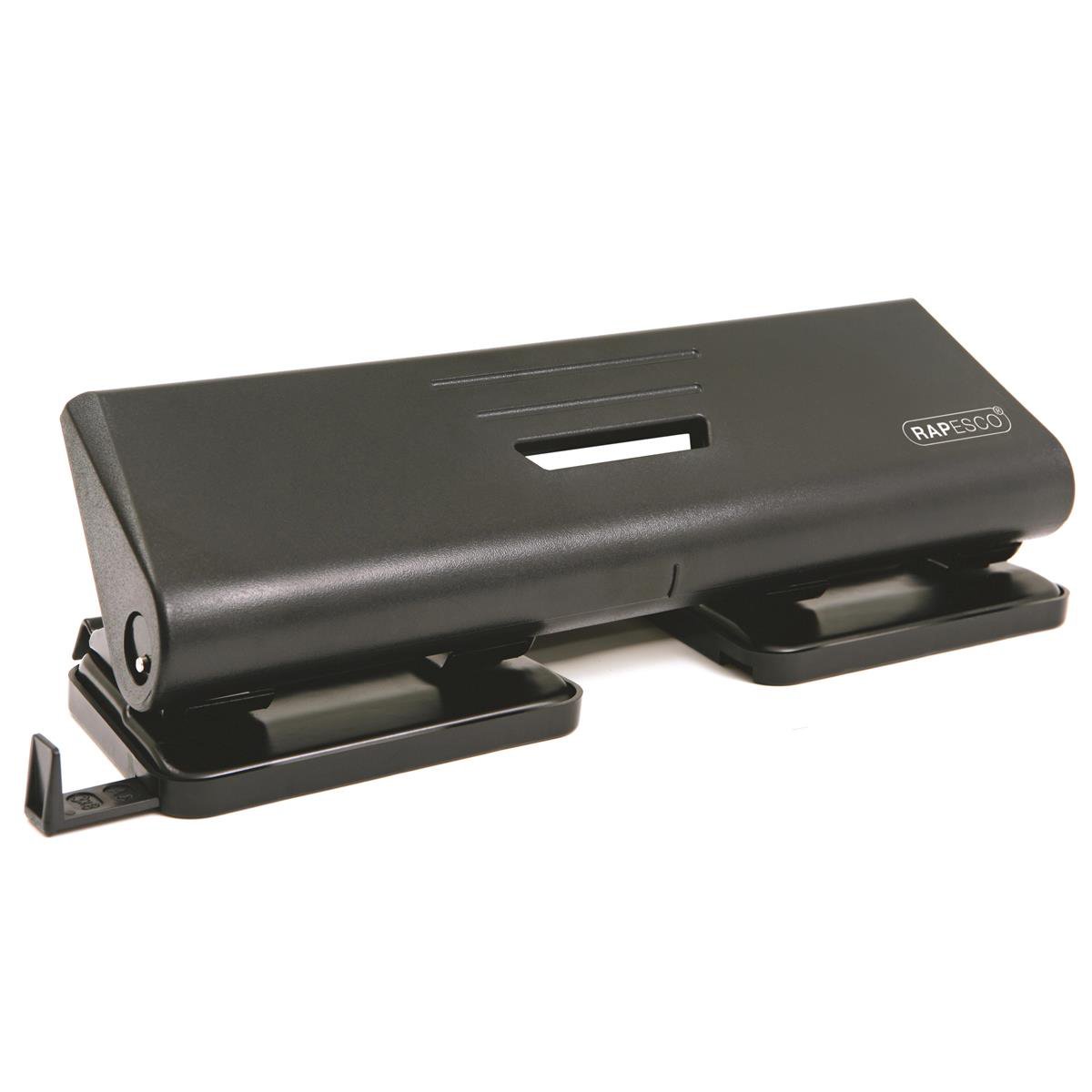 Rapesco Hole Punch 75-P, 4 holes, 16 sheets, black
