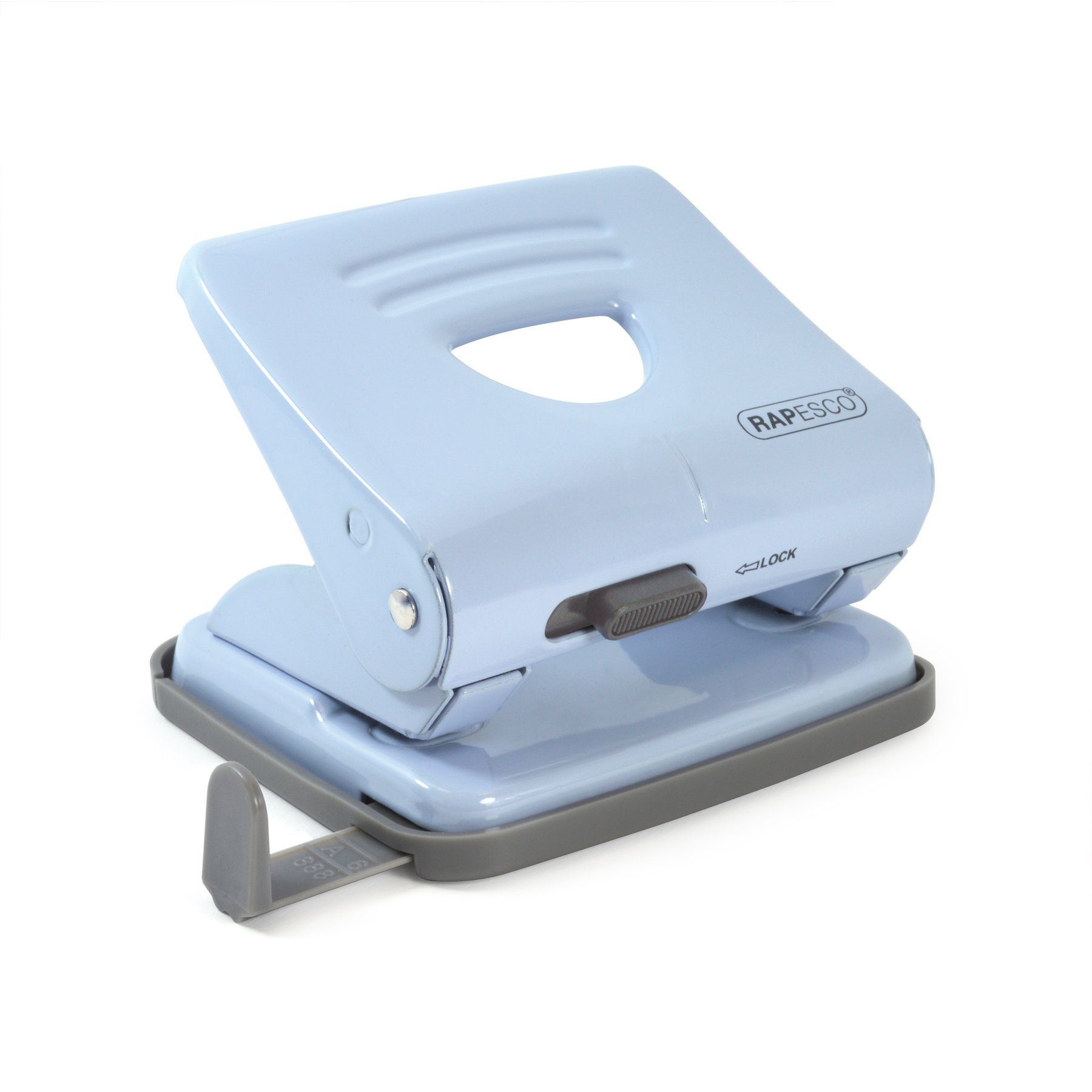 Rapesco Hole Punch 825, 25 sheets, light blue