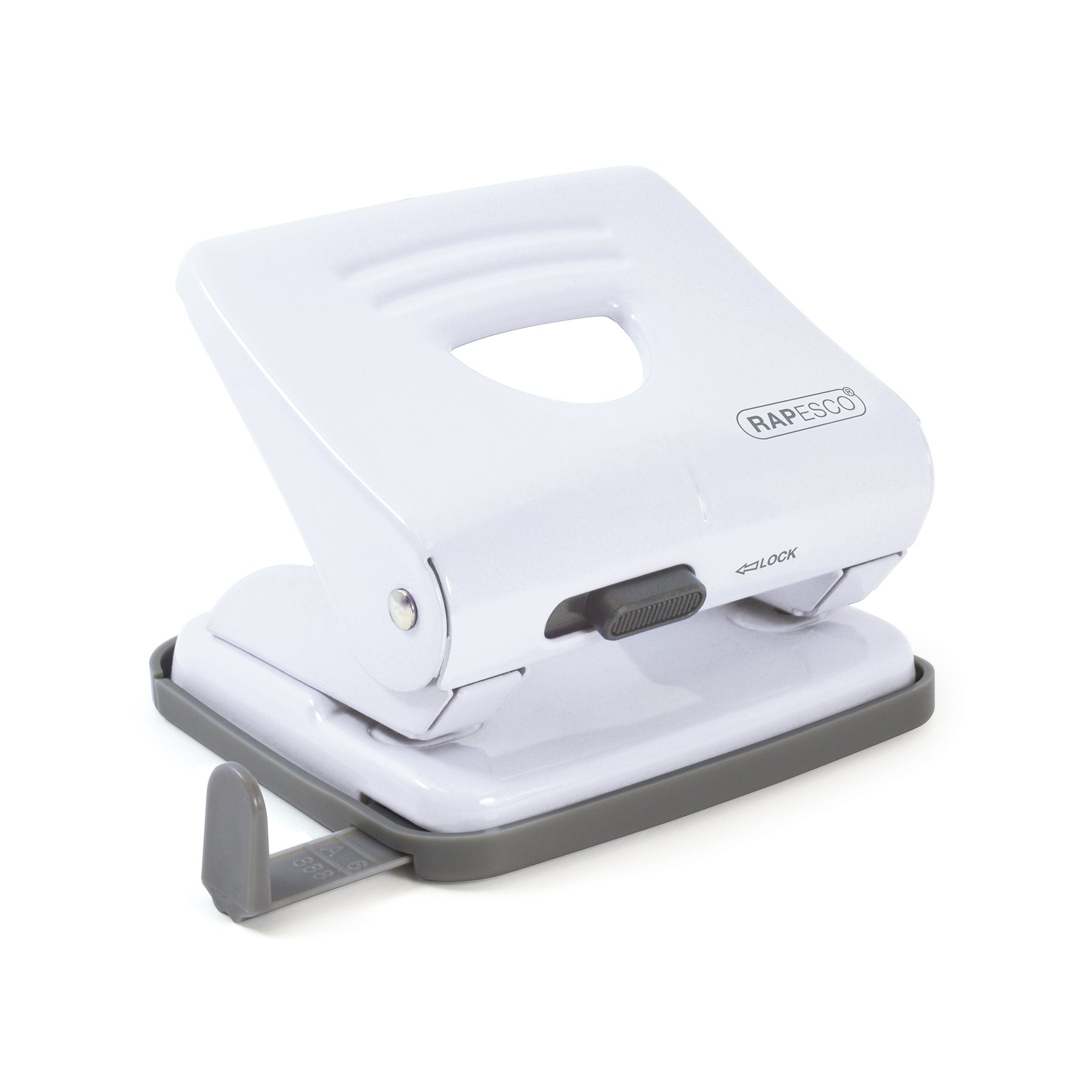 Rapesco Hole punch 825, for 25 sheets, white