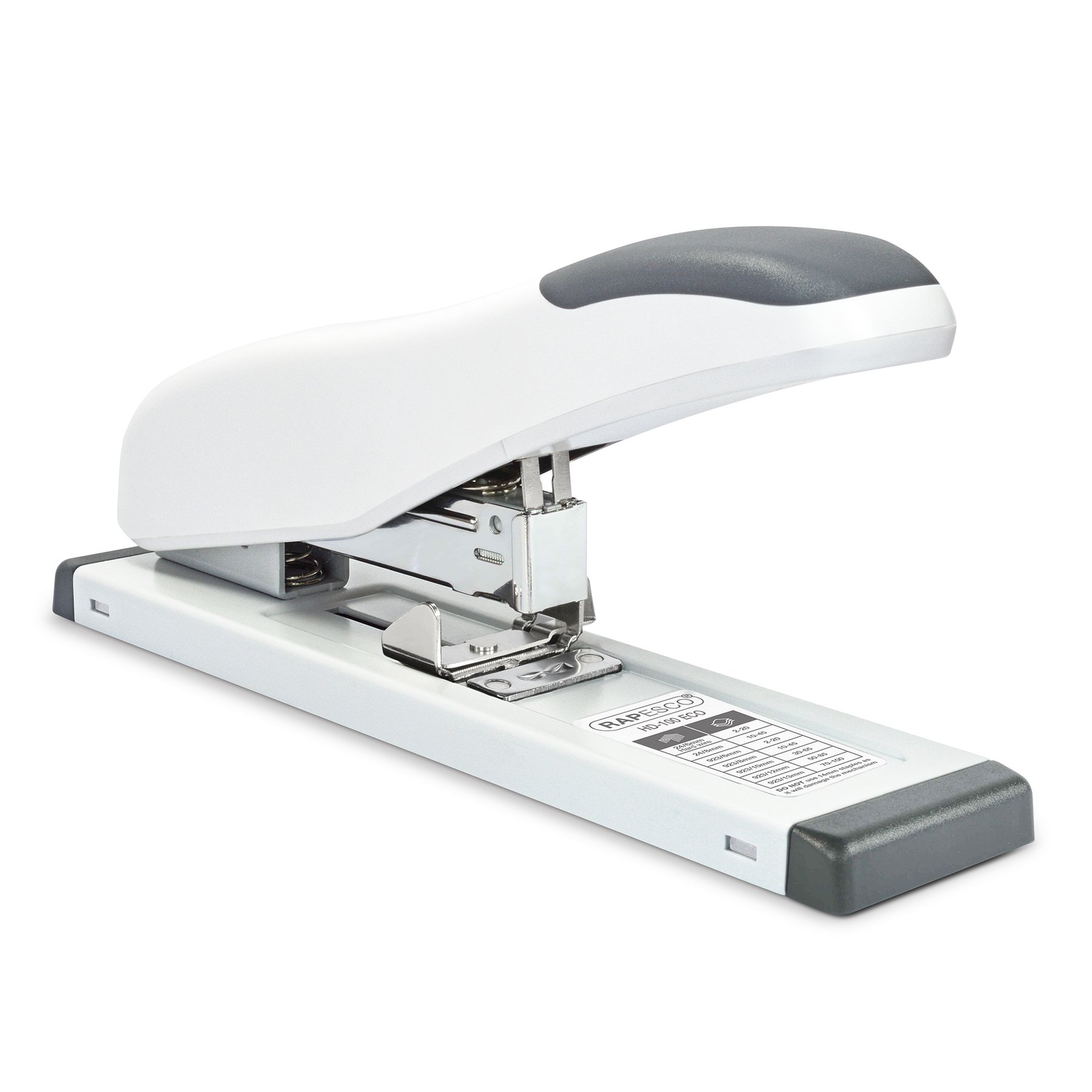 Rapesco Stapler ECO HD-100, reinforced, 23/6 to 23/13, for 100 sheets, white