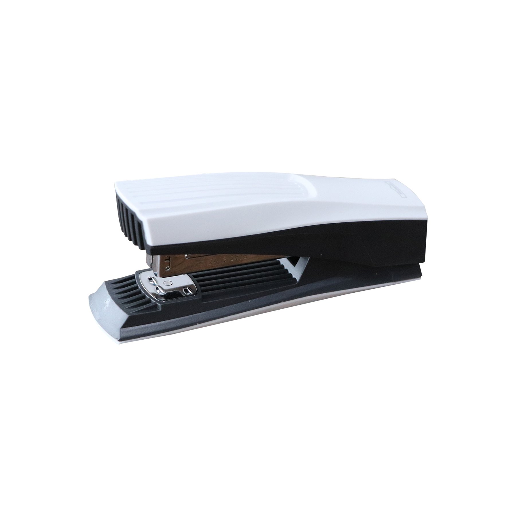 Office 1 Stapler Groove S25, 24/6, for 25 sheets, white-grey
