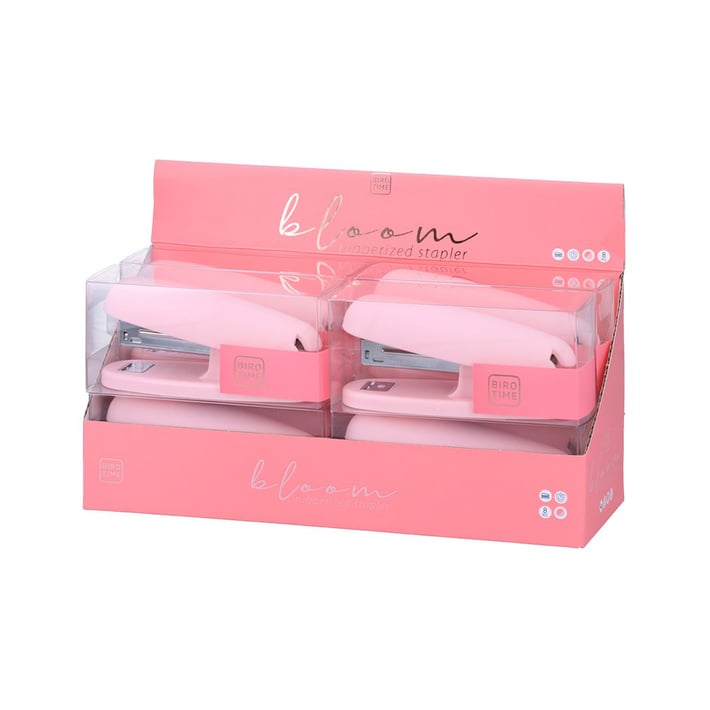 Телбод Biro Time Aventurine, 24/6, за 15 листа, гумиран, розов