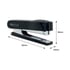 Rapesco Stapler, mini, 10/4, for 12 sheets, black, with included 1000 staples