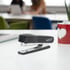 Rapesco Stapler, mini, 10/4, for 12 sheets, black, with included 1000 staples