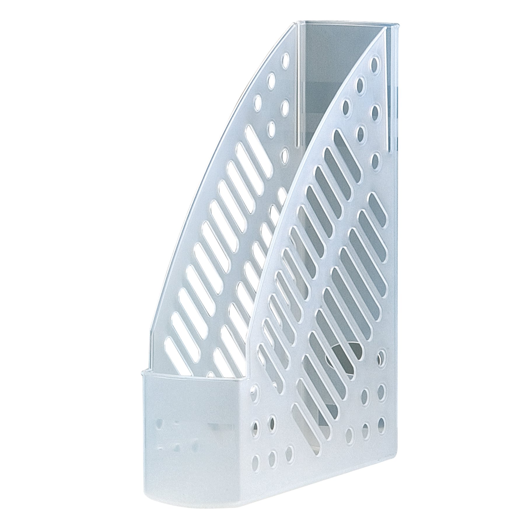Faibo Vertical file holder, plastic, transparent