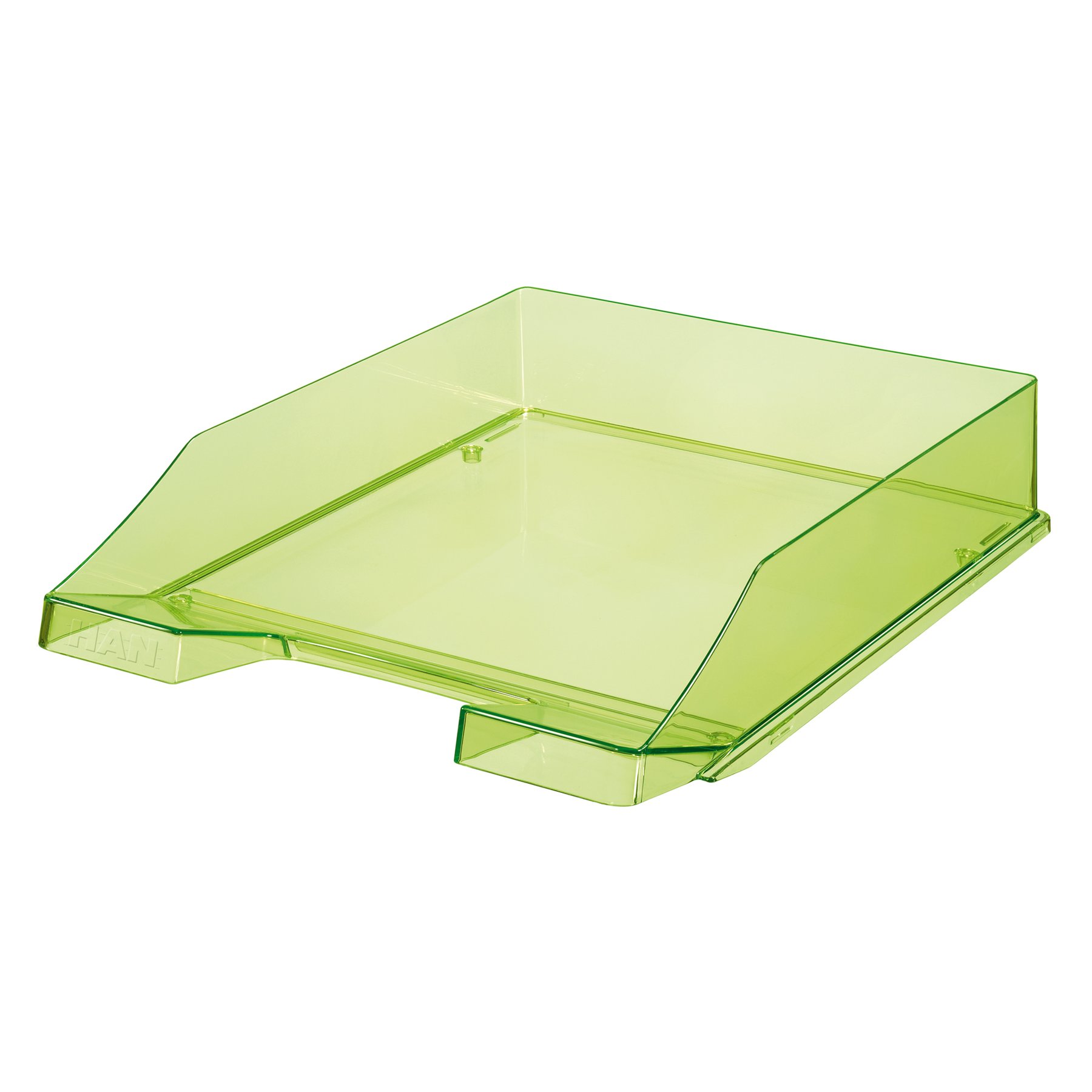 HAN Horizontal file holder Transparent, transparent, green